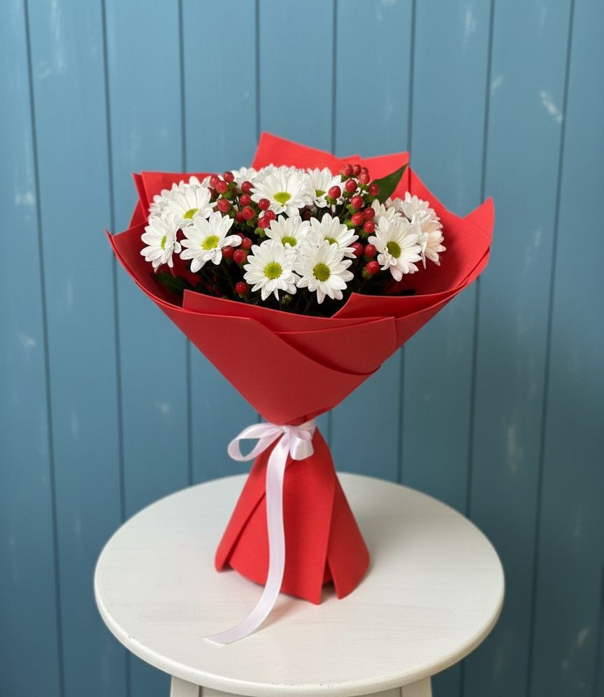 Букет цветов из: Хризантемы в Старой Вичуге