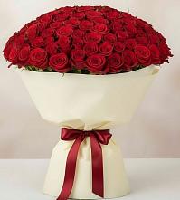 Букет 101 Красная роза Милано в Старой Вичуге