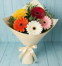 Букет цветов из:  Герберы в Старой Вичуге