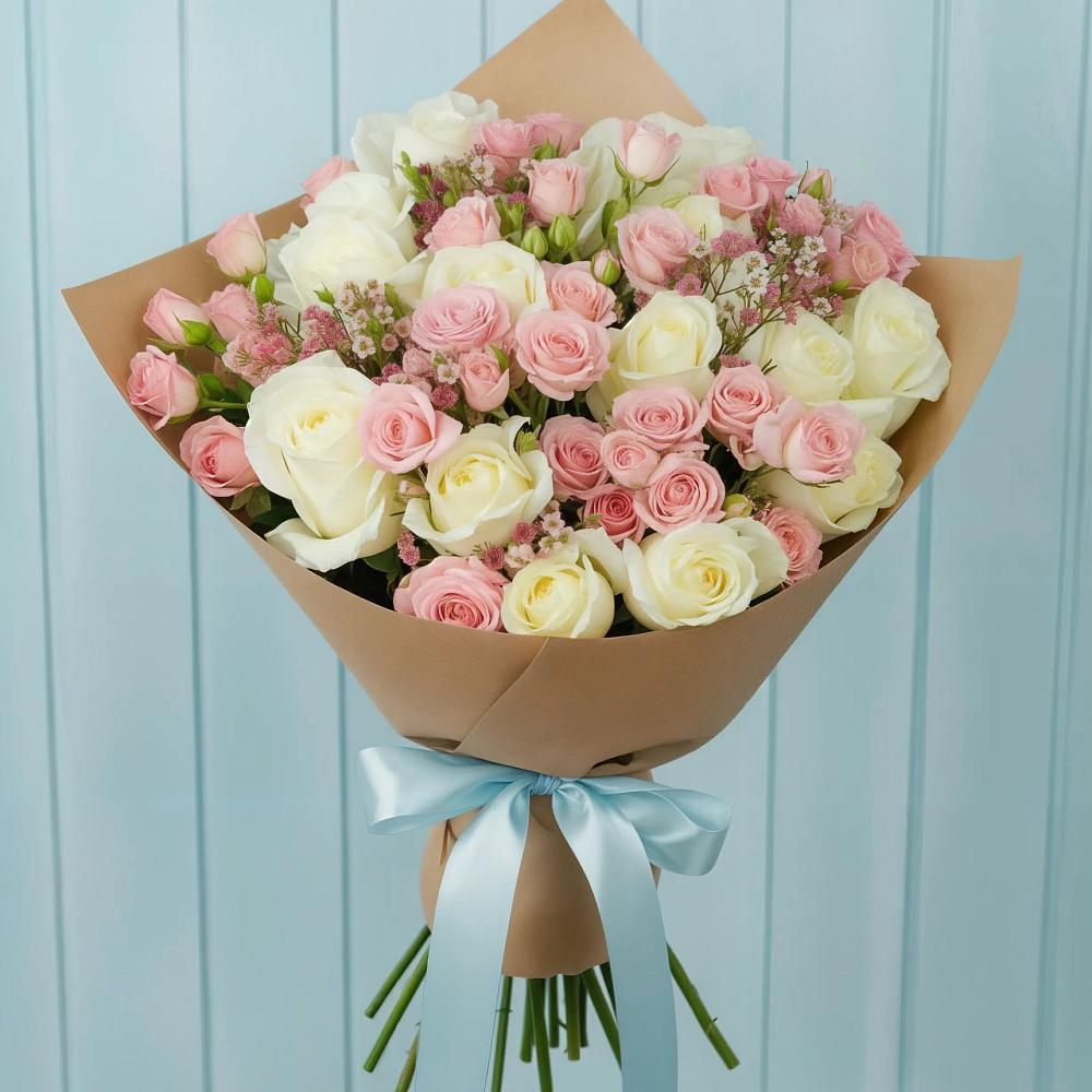 Букет цветов из: Розы в Старой Вичуге