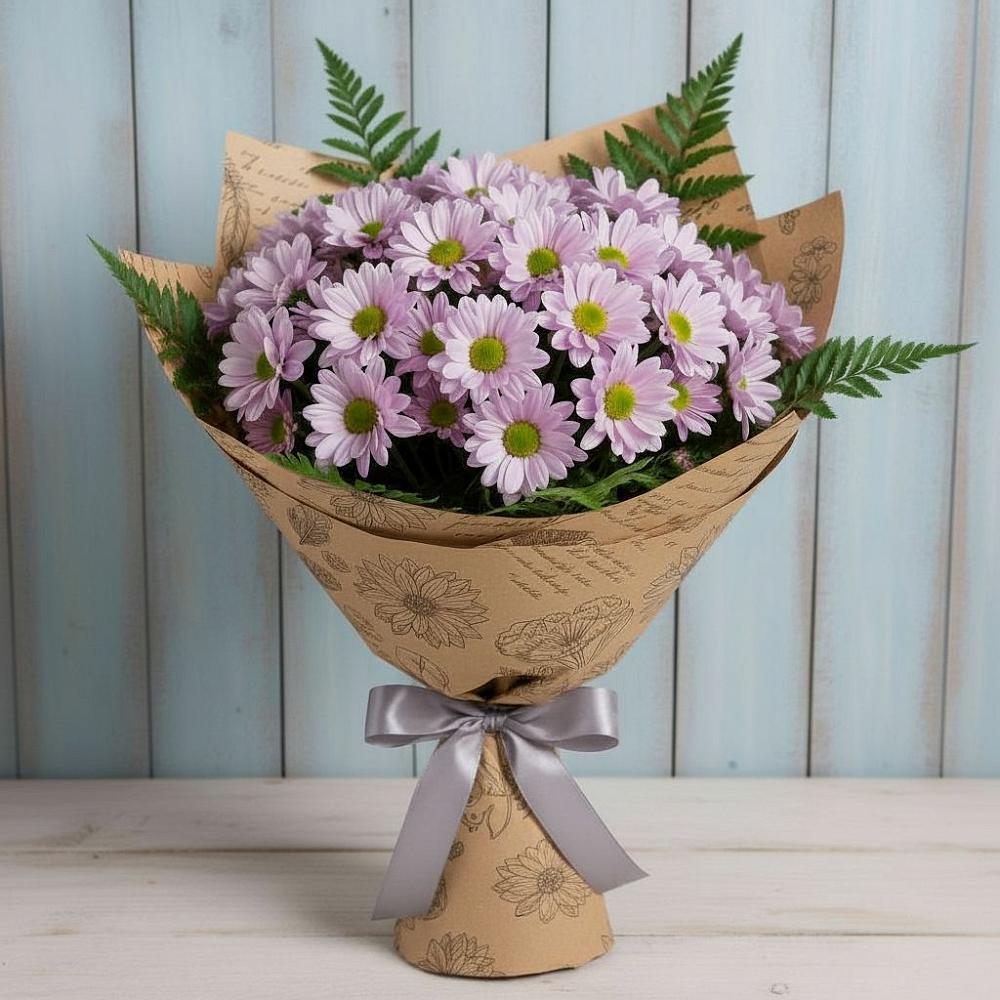 Букет цветов из: Хризантемы в Старой Вичуге