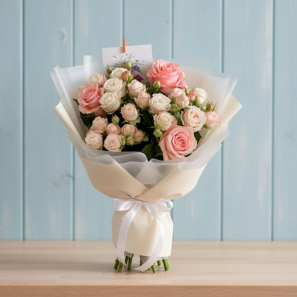 Букет цветов из: Розы в Старой Вичуге