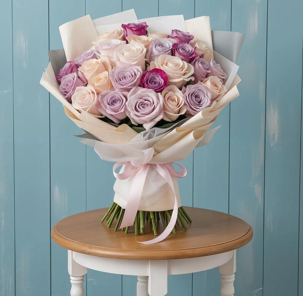 Букет цветов из: Розы в Старой Вичуге