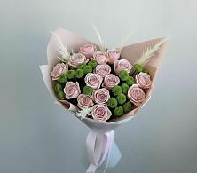 Букет цветов из:  Розы и Хризантемы в Старой Вичуге