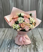 Букет цветов из:  Гвоздики, Розы и Хризантемы в Старой Вичуге