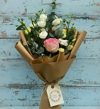 Букет цветов из:  Розы и Лизиантусы #REPLACE_PRED# Старой Вичуге